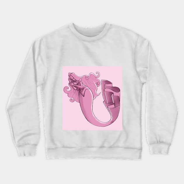 Auror Mermay Crewneck Sweatshirt by Gwinny_art